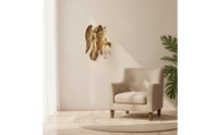 Gentle Glow Angel Wall Lamp Elegant Wall Lamp with Lantern Artistic Sconce Vintage for Collectors, Entryway, Hallway