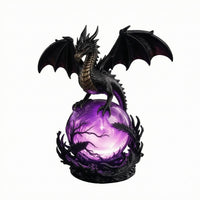 3D Dragon Lamp Sculpted Home Decor Resin