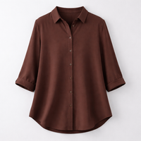 Top Modal Shirt for Women with Sleeveless A-Shaped Design, Soft Breathable Blouse for Casual Wear, Plus Size Tunic for Leggings