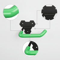 2 Pieces Wall Mounted Golf Bag Hook Heavy Duty Golf Bag Hook Anti-Slip Guarding for Golfers, Garage, Shed