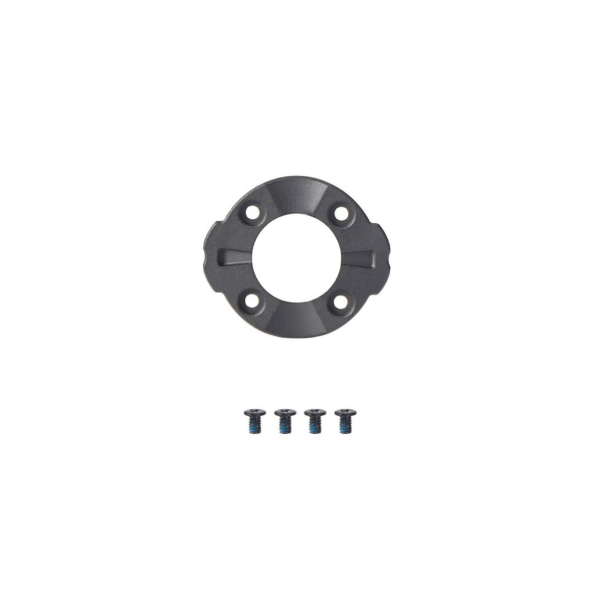 With Screws Replacement Base Aluminum Alloy Circular Mount Base Black Rear Circlet Piece Small for Cycling Computer