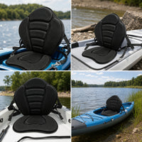 Kayak Seat Padded Kayak Seat with Back Support Contoured Cushion for Boaters, Kayaking