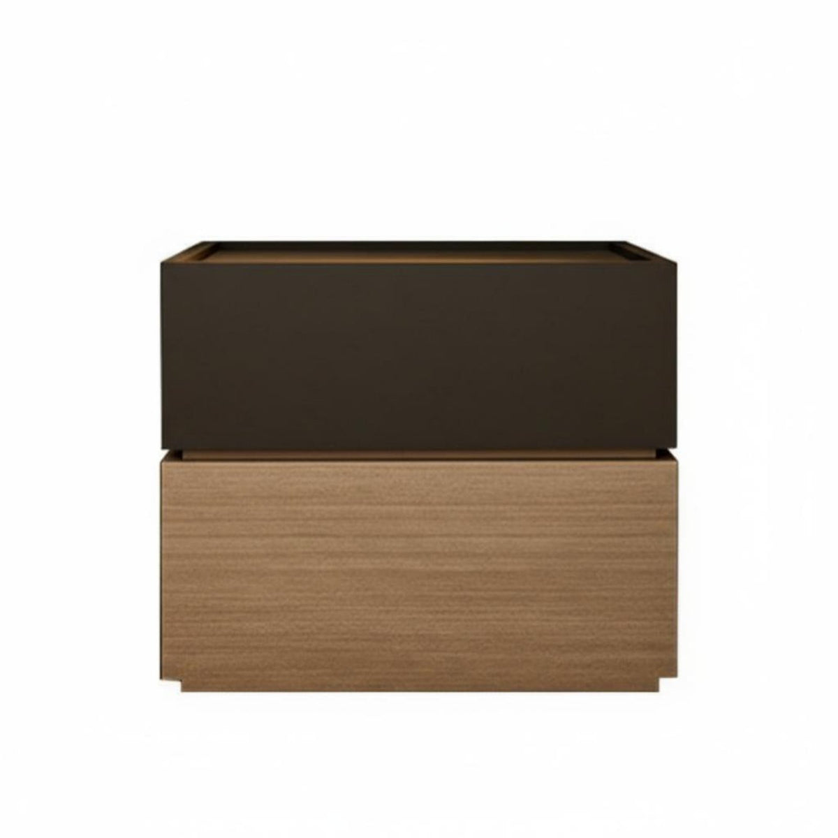 Modern Design Stackable Block End Table Space-Saving Modular Drawer Box Large Capacity Storage Nightstand Sturdy Construction for Apartment Dwellers, Homeowners, Students, Small Areas, Living Room, Hallway, Closet