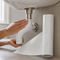 Self-Adhesive Pipe Cover Decorative Sticker for Kitchen Bathroom HVAC Pipes