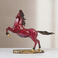 Elegant Horse Figurine with Base