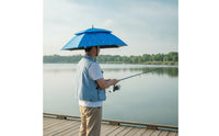 Double-Layer Umbrella Hat with Ice Sleeves Protection Umbrella Hat Compact Sunhat Lightweight for Gardeners
