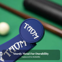 Chalk Holder Silent Billiard Chalk Clip Lightweight Billiards Accessory for Amateur Participants, Game Room, Tournaments, Home