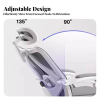 resting Function Reclining Office Chair with Footrest Adjustable Head and spine Support Ergonomic Recliner with Footrest 360-Degree rotate Seating Solution SGS Certified for Remote Workers, Students, Petite Users, Workstation, Studying, Study Room, Gaming