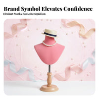 Necklace Display Bust Pinnable Half Body Mannequin Display Long-Lasting