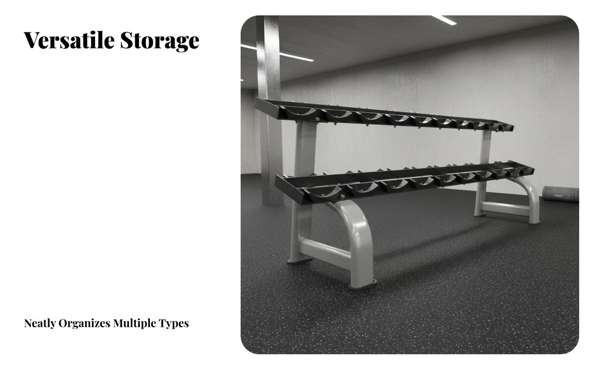 Professional Grade Dumbbell Rack Space-Saving Dumbbell Holder Stand Stable Design Home Gym Weight Holder Easy Assembly