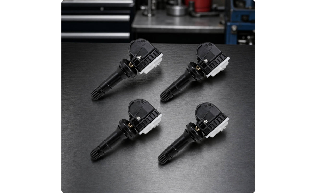 4 Pieces Replaceable Tire Pressure Monitoring Sensor Reliable Tire Pressure Sensor Compact for Mechanics