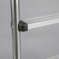 Stainless Steel Pool Ladder Rust-Resistant Pool Ladder with Non-Slip Steps for in-Ground Pools, Villas