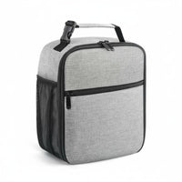 Insulated Lunch Bag Front Pocket Zippered Lunch Bag Top Handle