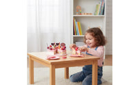 Pretend Play Dessert Set Reusable Toy Birthday Cake Imaginative Wooden Cake Toy for Young Children, Daycare