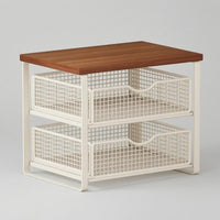 Printer Stand with Drawer Countertop Two-Tier Storage Rack Multi-Use Office Furniture