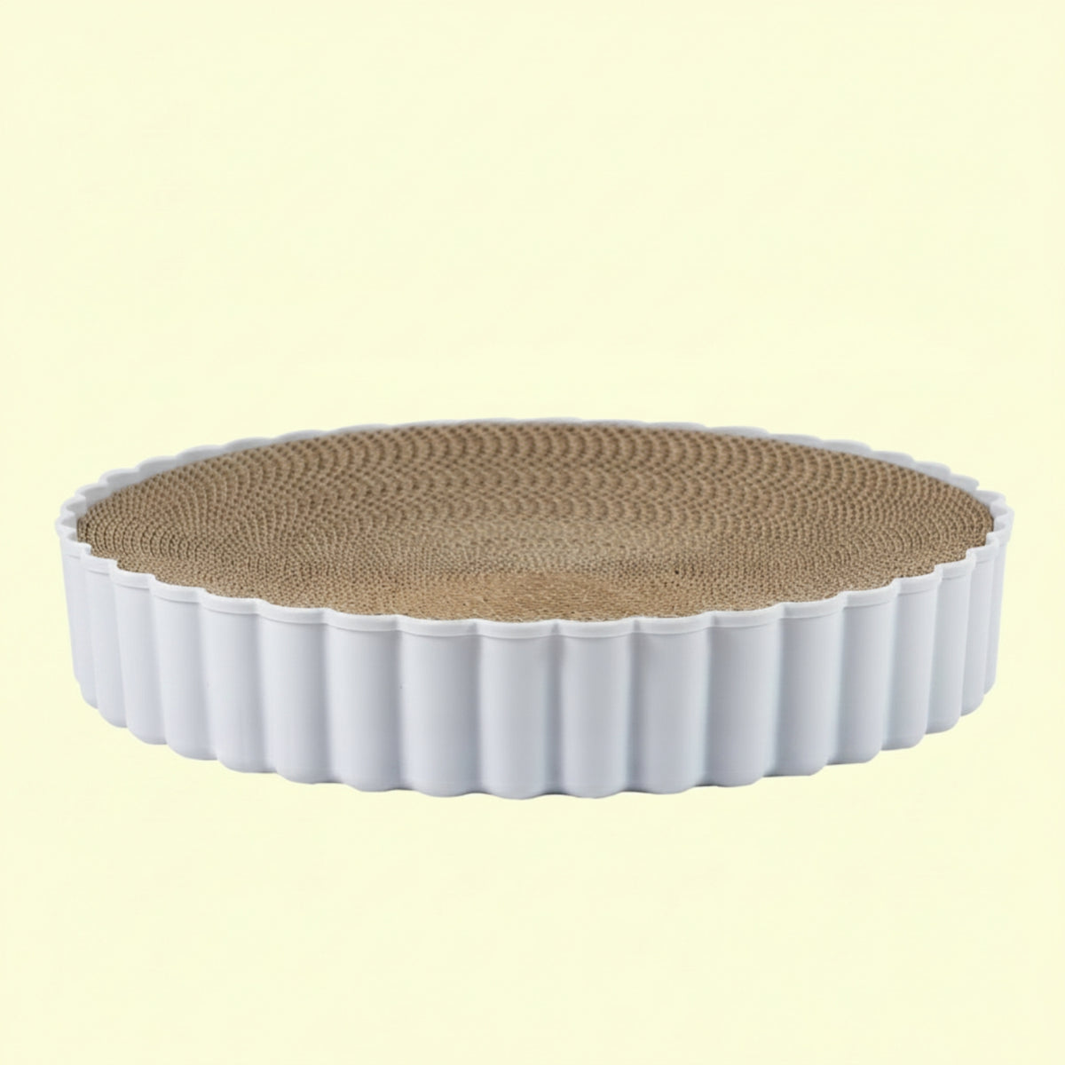 Round Cat Scratcher Includes Catnip Bowl Shaped Cat Scratcher for Kittens