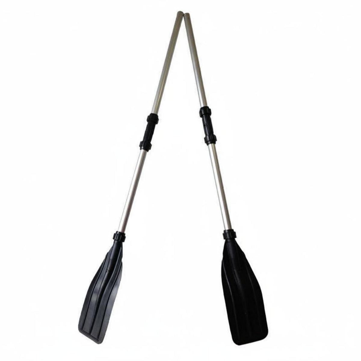 2 Pieces Inflatable Boat Oars Aluminum Boat Oars High Toughness Detachable Paddles for Outdoor