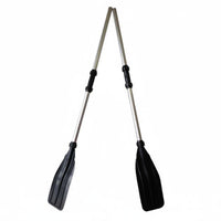 2 Pieces Inflatable Boat Oars Aluminum Boat Oars High Toughness Detachable Paddles for Outdoor