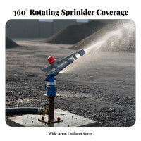 Dust Suppression 360 Degree Rotating Sprinkler High Pressure Rocker Arm Sprinkler for Farmers, Lawn Watering