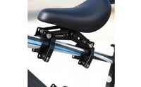 Easy Installation Front Mounted Child Bike Seat Foldable Footpegs Mountain Bike Child Seat Adjustable Angle Cycling Accessory for Toddlers, Outdoor