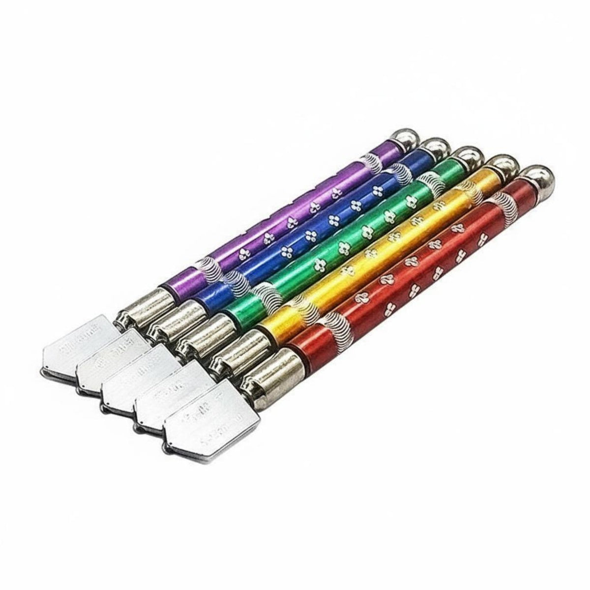 Pen Type Glass Cutter Hard Alloy Head Metal Handle Glass Scoring Tool Hardened Alloy Tip Tile Cutter Long-Lasting Cutting