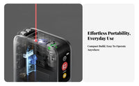 High Precision Digital Rangefinder Multiple Measurement Modes Digital Measure Type-C Rechargeable for Home Improvement, Job Site