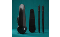 Violin Case Hard Shell Violin Case with Shoulder Straps Carbon Fiber for Violinists, Students, Lessons, Rehearsals