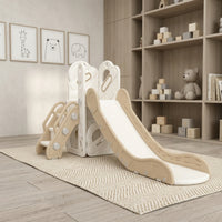 Young Child Slide and Climber Playset Compact Slide with Climbing Staircase Child-Friendly Play Equipment for Young Children, Kids, Playroom
