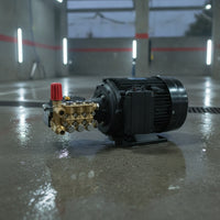 High Pressure Pump with Motor Industrial Motor Pump Unit Heavy-Duty for Professionals, Workshops, Car Wash, Misting