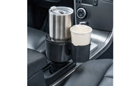 Car Cup Holder Adjustable Height Two-Holder Adapter Expandable Organizer for Commuters