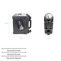 Sturdy Handle Portable Water Dispenser Container Large Capacity Camping Water Jug Safe Plastic Safe Outdoor Gear Thickened Walls