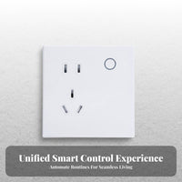 86 Type Smart Application Control Voice-Alternating Current Tivated Led Wall Energy-Saving Wall Outlet for Homeowners, Living Room, Bedroom