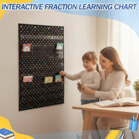 Transparent Hanging Pocket Chart Heavy-Duty Pocket Chart with Clear Pockets Organizer for Homeschoolers