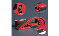 Adjustable Sanding Belt and Holder Set Portable Sanding Bow Curved Sandpaper Holder Sturdy for Woodworkers