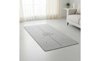 Exercise Mat Mat with Alignment Lines Textured Exercise Mat Mat Non-Slip for Home Workouts, Stretching