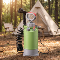 Portable Manual Backpack Sprayer Handheld Backpack Sprayer with Coiled Hose Versatile Sturdy for Campers, Camping
