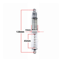 4 Pieces Metal 1/7 RC Damper Upgrade RC Shock Absorber with double Easy to Install Hardware for Hobbyists