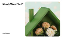 Cute Design House-Shaped Cubby Decorative House-Shaped Cubby Set Space-Saving surface Decoration Minimalist design & aesthetic for Nursery School educators, Collectors, Kindergarten, kid's Room, Playroom, Retail shop