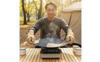 Foldable Handle Grill Pan 316 Stainless Steel Nonstick Barbecue Pan Non-Stick Camping Grill Tray for Campers