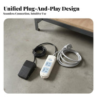 Heavy-Duty Machine Tool Foot Switch Anti-Slip Design Foot Pedal Power Switch Sturdy Construction Electrical Supply Easy to Use for Factory Workers, Technicians, DIY Enthusiasts, Workshop, Production Line, Garage, Home Improvement