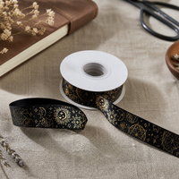 2.5cm Hot Stamping Ribbon for DIY Crafts and Decorations