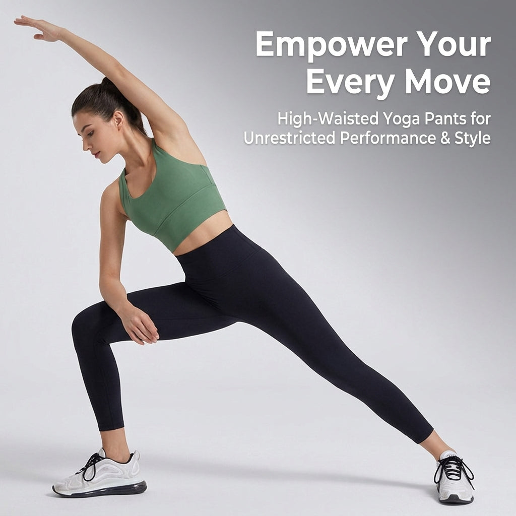 Gym Leggings for Women with High Waisted Control, Seamless Compression for Running and Fitness, Soft Nylon Material for
