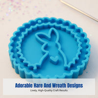 Easter Bunny DIY Resin Mold, Wreath Decoration, Decorative Craft, Cute Bunny Shape