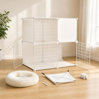 Multi-Level Cat Cage with Large Space for Indoor Cats