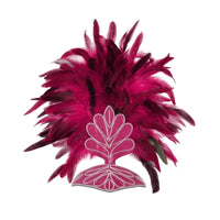 Feather Headpiece Glittery Feather Headband Sparkling Hair Accessory for Entertainers, Partygoers, Dance Performances