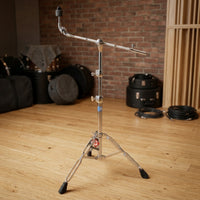 Extension Cymbals Stand Adjustable with Extension Arm Double-Braced Hardware for Drummers, Students, Rehearsal Rooms, Home Practice
