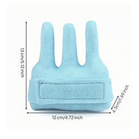 Soft Finger Grip Exerciser Gentle Resistance Finger Exerciser with Wrist Strap Flexible Hand Gripper Strengthener Ergonomic for Rehab