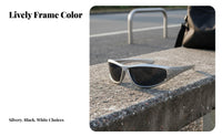 Edgy Eyewear Gender-Neutral Design Enveloping Edgy Sunglasses Futuristic Guard Sunglasses Protection Futuristic Eyewear