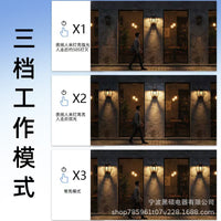 Solar-Powered Outdoor Wall Lamp for Garden and Courtyard