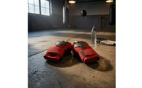 Padded Open-Finger Glove Secure Glove with Wrist Wrap Adjustable Training Gloves Breathable for Boxers